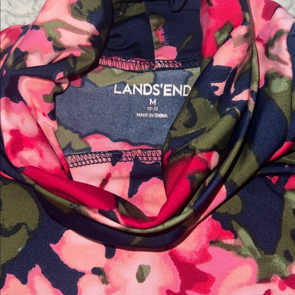 Floral Women's Top - Pink and Green - Picture 3 of 8